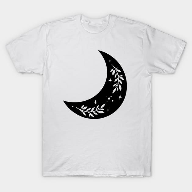 Moon Art T-Shirt T-Shirt by OgogoPrintStudio